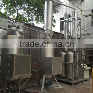 Adopt Vacuum distillation technology of waste oil processing machine, lube oil refinery, motor oil purifier