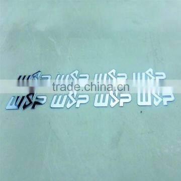 Wholesale Vintage Nickel Metal Letters Sticker photo-3