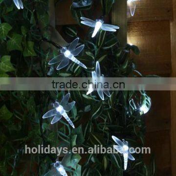 5M 50 LED White Dragonfly Fairy Solar Garden Light
