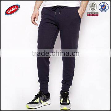 China factory bulk wholesale mens soft cotton fabric side pockets sweat pants