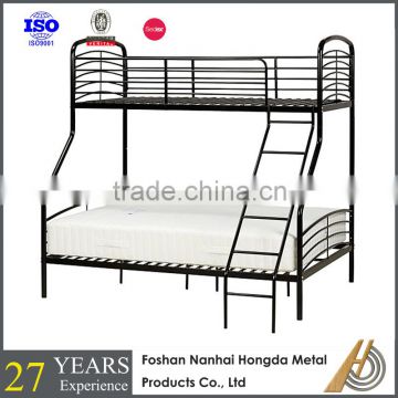 3 person bunk bed Twin over Twin Convertible Metal Bunks