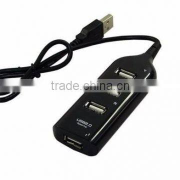 Portable USB 2.0 High Speed 4 Port Splitter Hub Adapter