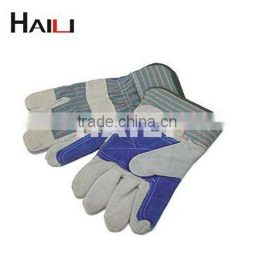 Safety Gloves,Cow Split Leather Work Glove,Leather Welding Gloves HL4015