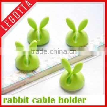 100% silicone high quality durable FDA approved headphones cable winder
