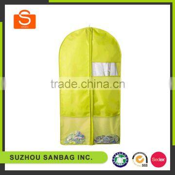 High quality promotional garment bag with shoe pocket