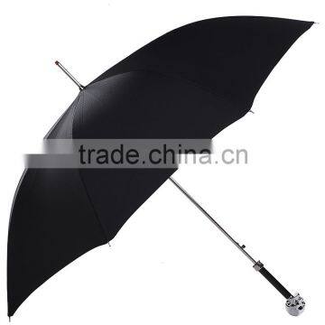 skull long-handled umbrella, metal skull umbrella