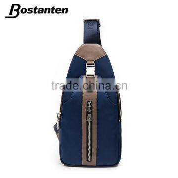 casual oxford waterproof men sling chest bag gym backpack sports