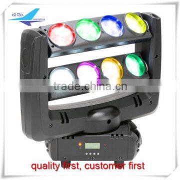 led pixel spider bar light 8x10w quad rgbw beam moving head led used