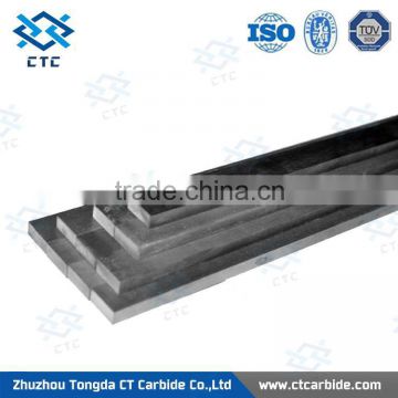 Zhuzhou tungsten carbide flat bars/supply cemented carbide strips for cutting tools/yg6 carbide strips