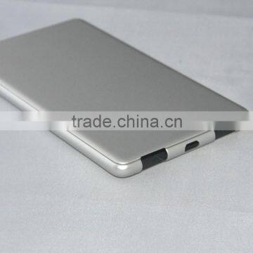 OEM iphone moblie phone charging treasure aluminium alloy anodising panel