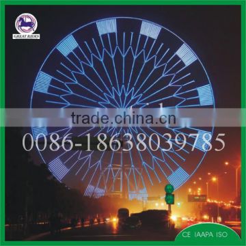 Hot sale amusement park rides 30m ferris wheel whith led lights for sale