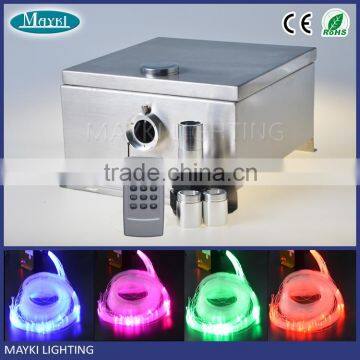 80W DMX Waterproof LED fiber optic light engine with audio control for outdoor lighting using