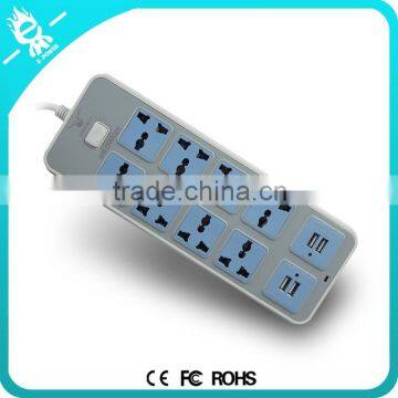 Convenience outlet universal,desktop USB power strip,electrical socket with usb