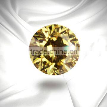 Artificial Gemstone In Loose Gemstone Gold Yellow Zircon Stone