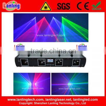 RGB Four Heads Laser DJ Lights