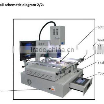 Low Cost Semi Auto BGA Rework Station For Repair All Kinds Of Motherboard RW-SV550 Shuttle Star photo-3