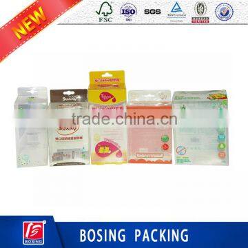 2106 new style customized clear plastic box for baby care product