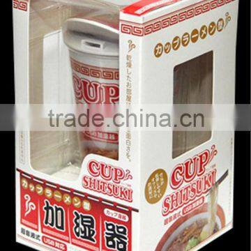Paper material matt / glossy lamination electric box with pvc window