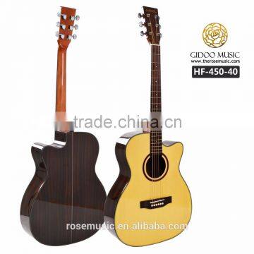 wholesale 40 inch acoustic electric guitar made in China Hawthorn Fruit(HF-450-40)