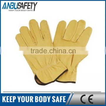 sheepskin leather work gloves for drivers