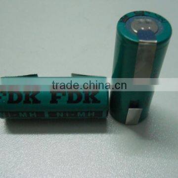 FDK HR-AU 17500 1.2V A Ni-MH Battery cell 2700mAh with tabs