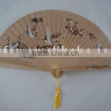 wooden fan