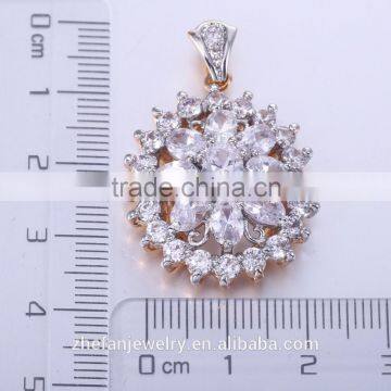 Brass jewelry pendant for costume jewellery design chunky initial product