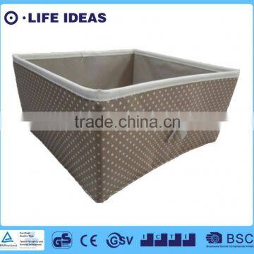 spots printing non woven foldable rectangular storage box