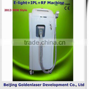 Salon 2013 Hot Selling Multi-Functional Beauty Equipment E-light+IPL+RF Freckle Removal Machine E-light Dynamic Photo Skin Therapy Solution Painless Skin Whitening