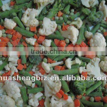 Frozen mixed vegetables and IQF vegetables