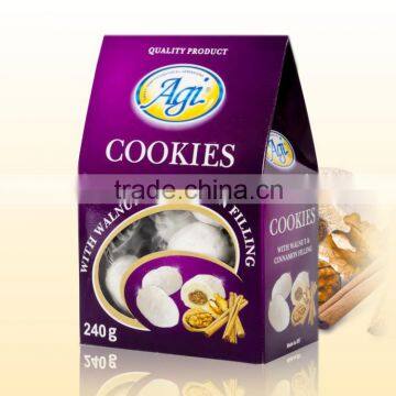 AGI COOKIES with walnut & cinnamon filling 0.240 kg