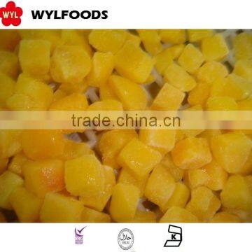 2015 Grade A Frozen IQF yellow peach halves/dices/slices for sale