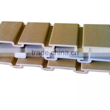 2017 cheap price pvc mdf pvc foam slatwall