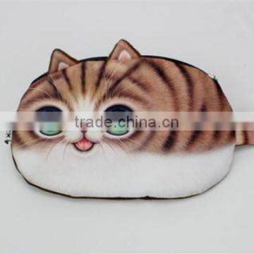 Xianjian Customized Logo Small 3D cat Bag, 2D Storage Bag, Cute Pussy Coin Purse (BXJ825)