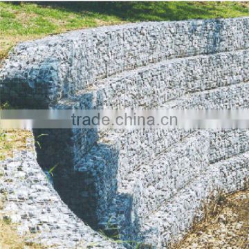 galvanized gabion stone basket for flood control