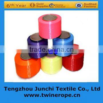 sell high strength pp yarn color pp yarn for webbing