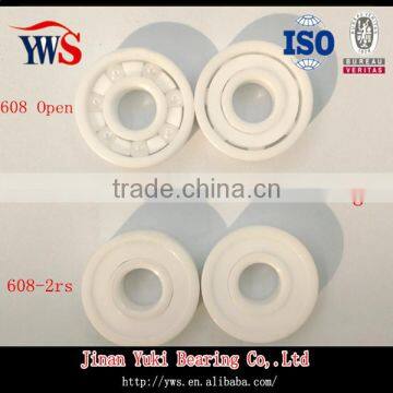 608 Si3N4 ZrO2 Full Ceramic Ball Bearing 608 Open and 608-2rs photo-3
