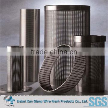 Reverse rolled welded wedge wire johnson screen pipe