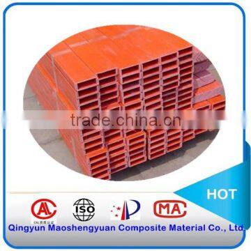 UV resistant high strength GRP Rectangular Tube/frp rectangular tube/rectangular tube