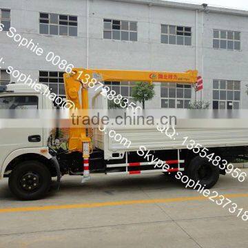 Dongfeng 8x4 Truck With Crane,truck With Loading Crane,crane Truck With Flatbed photo-6