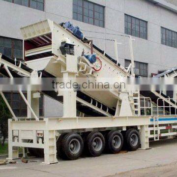 PP series mobile impact crushing station with CE in China