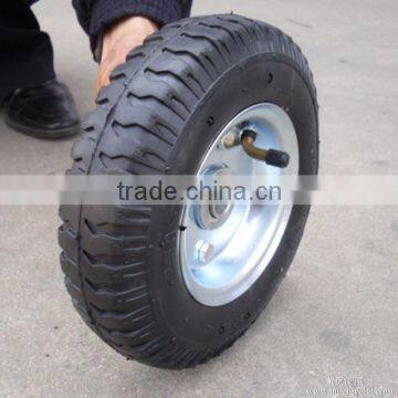 Solid Rubber Wheel PU Foam Wheel Wheelbarrow Wheel With Steel Rim photo-6