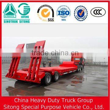 Multi Axle Hydraulic Low Bed Trailer for Carrying Crane/excavator/tractor photo-6
