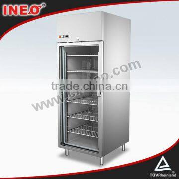 580L Restaurant Upright Glass Door Display Freezers/Glass Front Freezer/Small Display Freezer