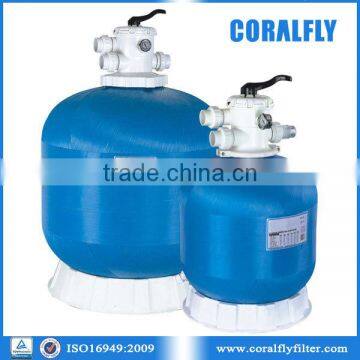 Fiberglass sand filter for swimming pool