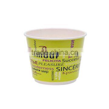 Custom Printed Disposable Paper Ice Cream Cups With Clear Lid photo-3