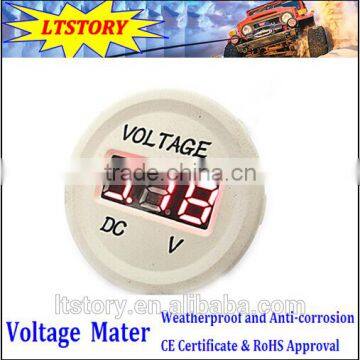 Red LED Car Boat Digital only Voltmeter