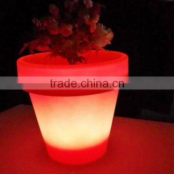 LED Light Led Flower Pot Planter Plastic LED Colorful Floor Decorative Flower Vases photo-3