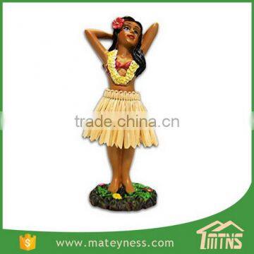 Posing Mini Doll Hula Girl Dashboard photo-4