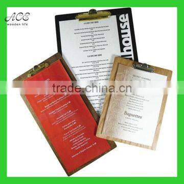 Wood tariff menu board Custom wood menu board